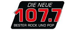 Logo die neue 107.7 Bester Rock und Pop
